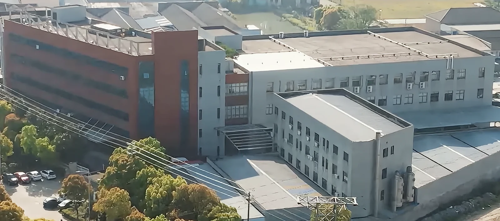 Aerial view of the Solyno Air manufacturing campus