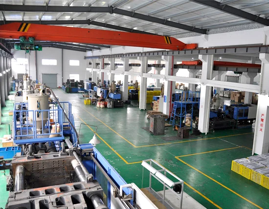 Injection-molding workshop on the factory floor