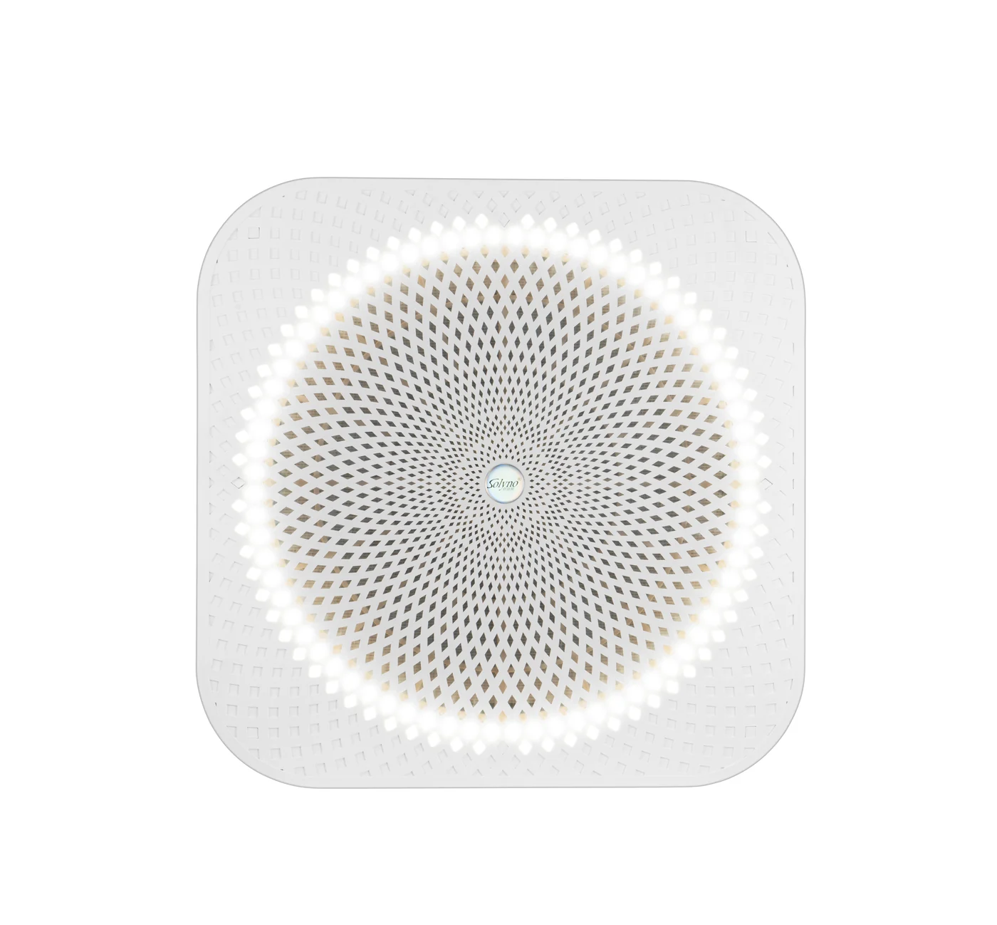 Solyno AirGuard 500 unit, top and front view